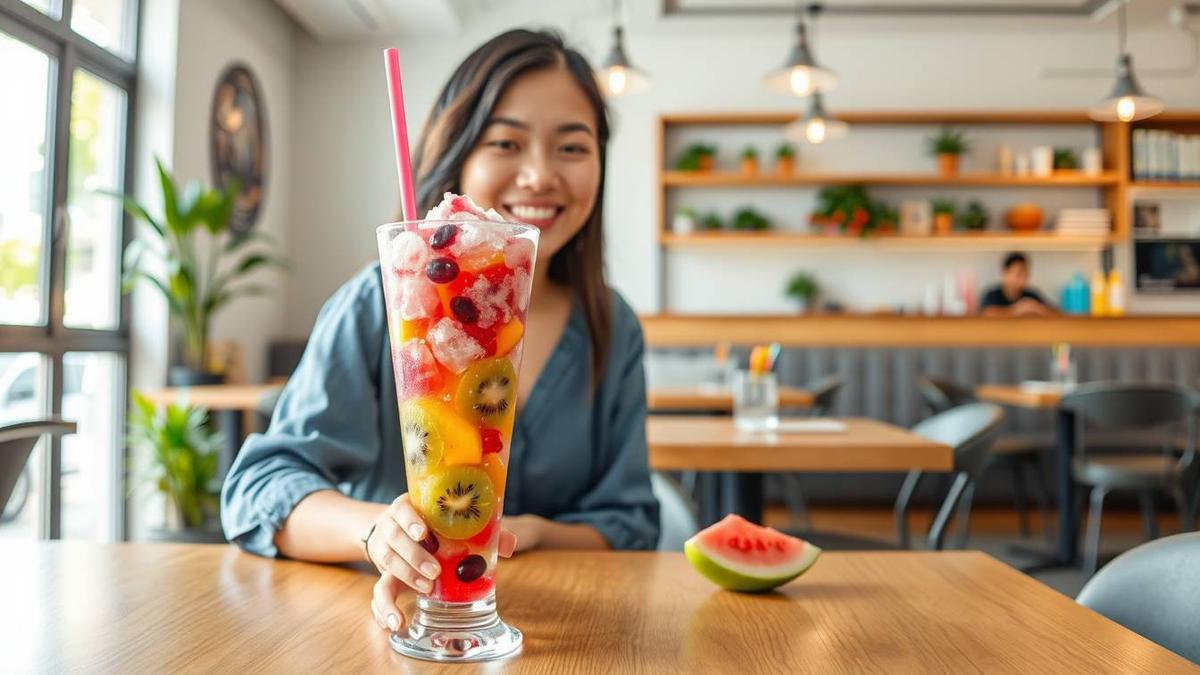 Sop Buah Segar di Jantung Cilacap: UNA POM MINI Menyegarkan Hari Anda